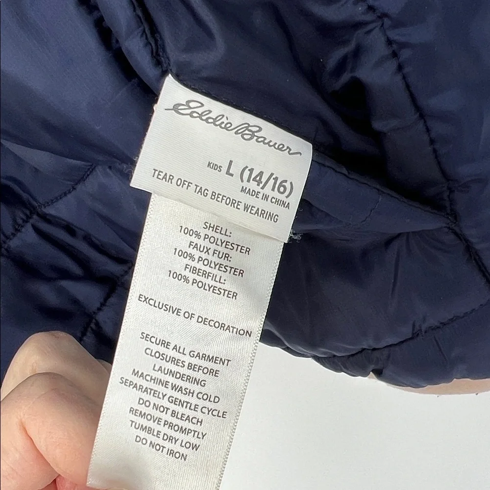 Eddie Bauer reversible jacket girls 14/16